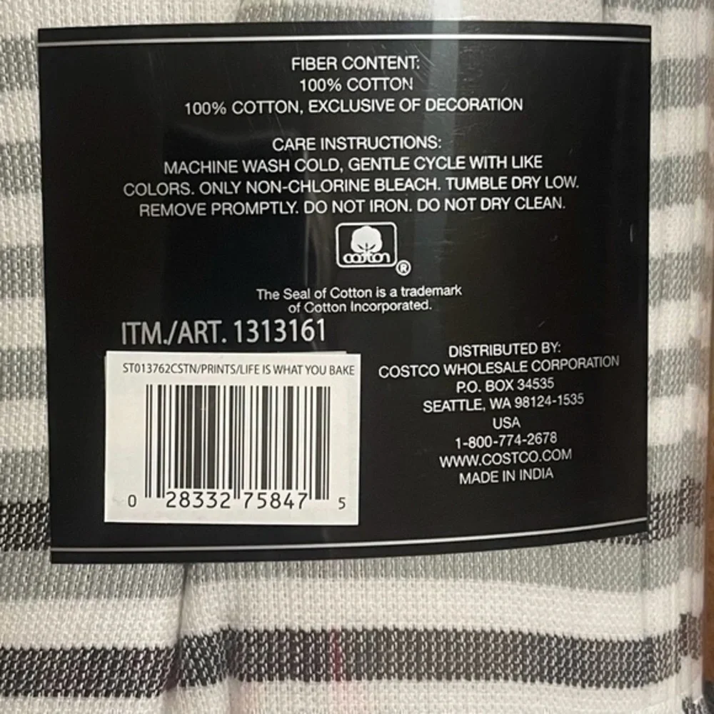 Town & Country Culinary Classics - Eight Piece Kitchen Towel Set - Bake Goods